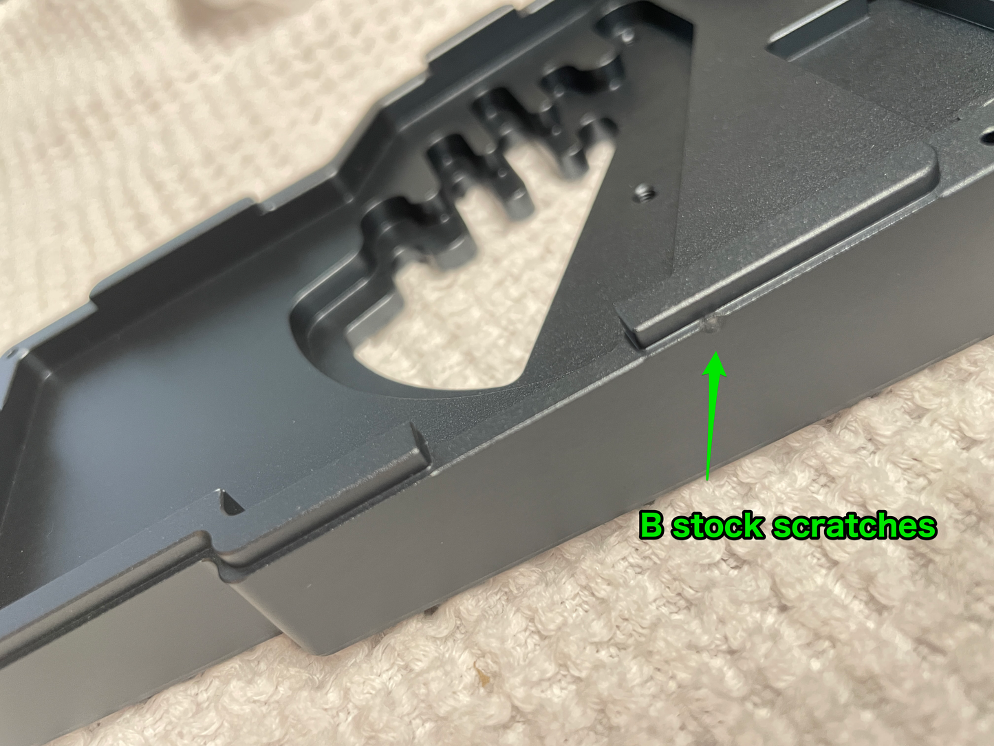 [SOLDOUT] Extra Corchim: space gray, BoB, raw, blasted